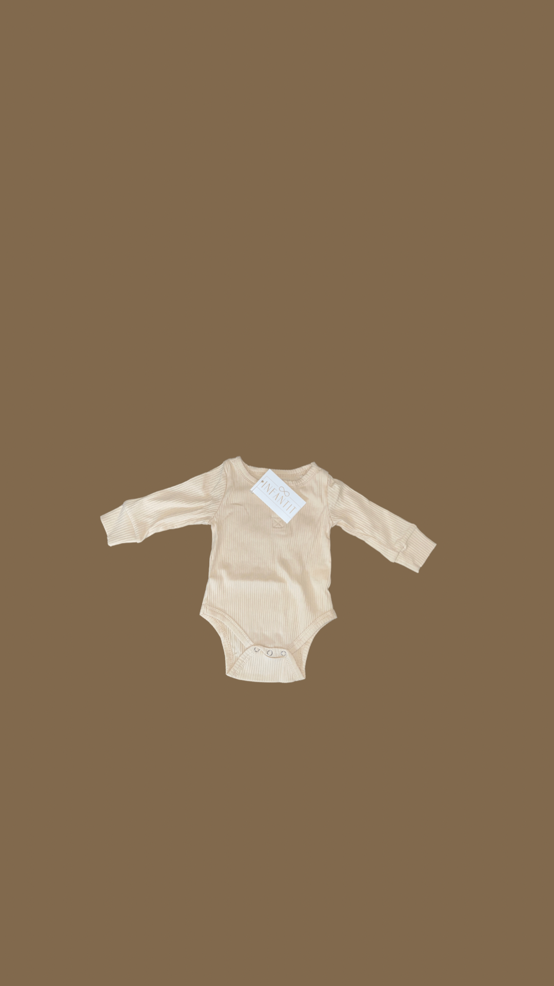 Luxe Ribbed Bodysuit - Beige