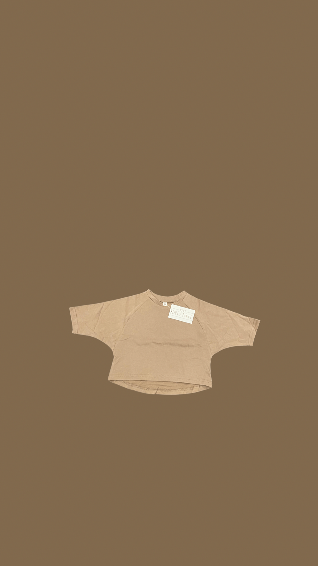 Khaki Oversized Play Tee